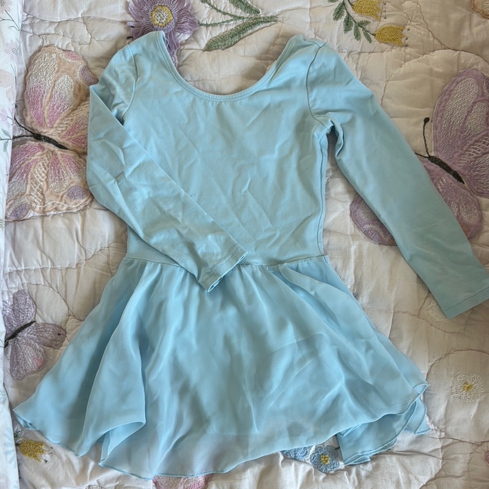 Light Blue Long Sleeve Dress
